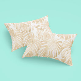 Tropisch lichtgele monstera Oerwoud lekt Kussensloop