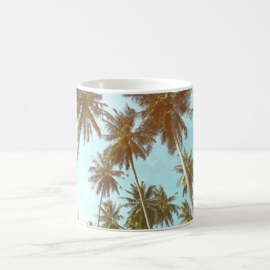 Tropisch Lijst: Abstracte palmbomen Koffiemok (Center)