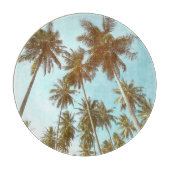 Tropisch Lijst: Abstracte palmbomen Snijplank (Voorkant)