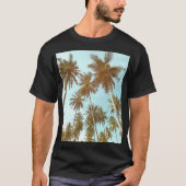 Tropisch Lijst: Abstracte palmbomen T-shirt (Voorkant)