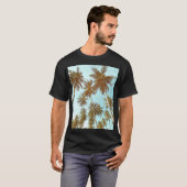 Tropisch Lijst: Abstracte palmbomen T-shirt (Voorkant volledig)