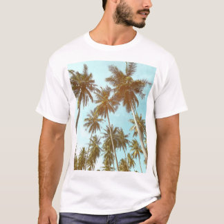 Tropisch Lijst: Abstracte palmbomen T-shirt