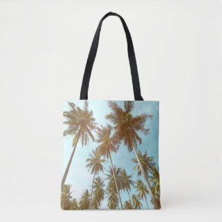 Tropisch Lijst: Abstracte palmbomen Tote Bag