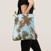 Tropisch Lijst: Abstracte palmbomen Tote Bag (Dichtbij)