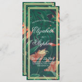 Tropisch Lijst- en goudfeiënprogramma Programmakaart (Voorkant / Achterkant)