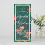 Tropisch Lijst- en goudfeiënprogramma Programmakaart (Staand voorkant)