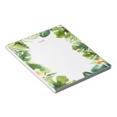 Tropisch Lijst en plakkerig graan Notitieblok (Schuin)