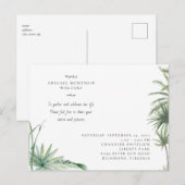 Tropisch Loof Viering Van Het Leven Briefkaart (Voorkant / Achterkant)