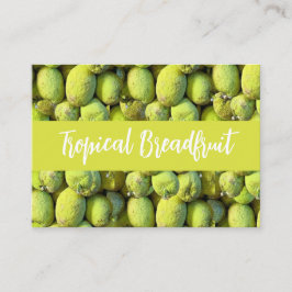 Tropisch loopvlakpatroon visitekaartje