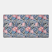 Tropisch Lotus Bloempatroon 2 Bureaumat (Voorkant)