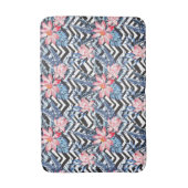 Tropisch Lotus Flower Pattern Badmat (Voorkant Verticaal)