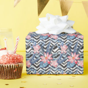 Tropisch Lotus Flower Pattern Cadeaupapier