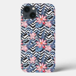 Tropisch Lotus Flower Pattern Case-Mate iPhone Case