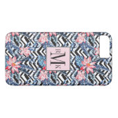 Tropisch Lotus Flower Pattern Case-Mate iPhone Case (Achterkant (Horizontaal))