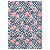 Tropisch Lotus Flower Pattern Klembord (Achterkant)