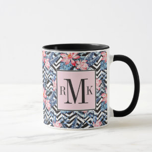 Tropisch Lotus Flower Pattern Mok