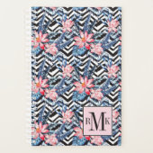 Tropisch Lotus Flower Pattern Planner (Voorkant)