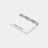 Tropisch Lotus Flower Pattern Post-it® Notes (Schuin)