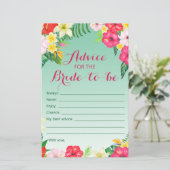 Tropisch Luau Vrijgezellenfeest Game PRINED (Staand voorkant)