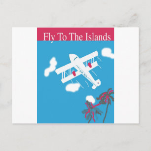 Tropisch  luchtvervoer briefkaart