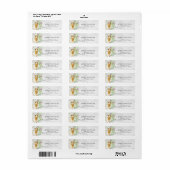 Tropisch Luiaard Retouradreslabel Etiket (Full Sheet)