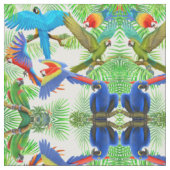 Tropisch Macaw Parrot Oerwoud Stof (Close Up)
