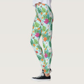Tropisch Maltezer Hond Strand Sfeer Leggings (Links)