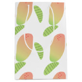 Tropisch Mango Fruit Green Sinaasappel Medium Cadeauzakje (Voorkant)