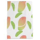 Tropisch Mango Fruit Green Sinaasappel Medium Cadeauzakje (Achterkant)