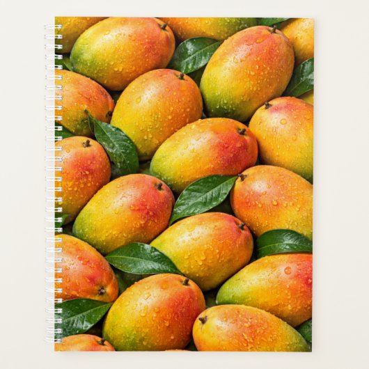 Tropisch Mango Fruit Ontwerp Planner (Voorkant)