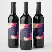 Tropisch, marinekonomisch wijn etiket (Flessen)