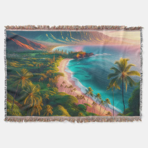Tropisch Maui-eiland paradijs Deken