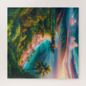 Tropisch Maui-eiland paradijs Legpuzzel (Horizontaal)