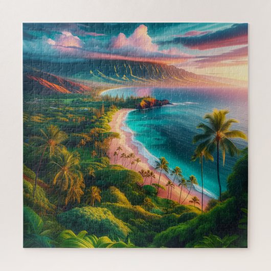Tropisch Maui-eiland paradijs Legpuzzel (Verticaal)
