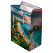 Tropisch Maui-eiland paradijs Medium Cadeauzakje (Achterkant Gekanteld)