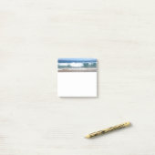 Tropisch Maui Waves Square Post-it® Notes (Op bureau)