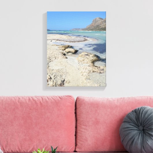 Tropisch mediterraan strand — Afdrukken (Insitu (Woonkamer))