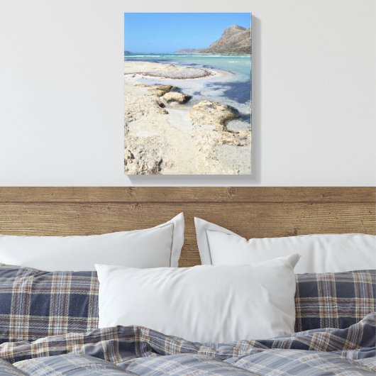 Tropisch mediterraan strand — Afdrukken (Insitu (Slaapkamer))