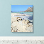 Tropisch mediterraan strand — Afdrukken (Insitu (Houten vloer))