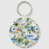 Tropisch Mediterraans Huwelijk  Sleutelhanger (Voorkant)