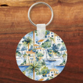 Tropisch Mediterraans Huwelijk  Sleutelhanger (Voorkant)