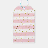 Tropisch meisje luiaard Baby shower dank u Label Cadeaulabel (Achterkant)