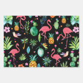 Tropisch Melody Pattern vogels & bloemen Inpakpapier Vel (Voorkant 3)