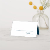 Tropisch Metallic Goud Palm Beach Bruiloft Plaatskaartje (Achterkant)