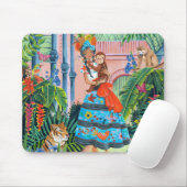 Tropisch Mexicaans meisje | MUISMAT (Met muis)