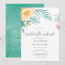 Tropisch Mint Bachelorette Weekend Itinerary