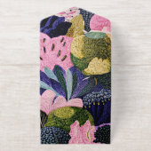 Tropisch modernisme cadeau enveloppe all in one uitnodiging (Buiten)