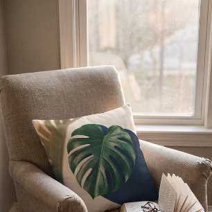 Tropisch Modernisme Monstera Blad Schaduw Kussen