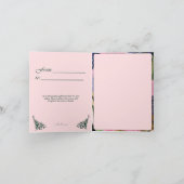 Tropisch Modernisme Wenskaart Kaart (Binnen)