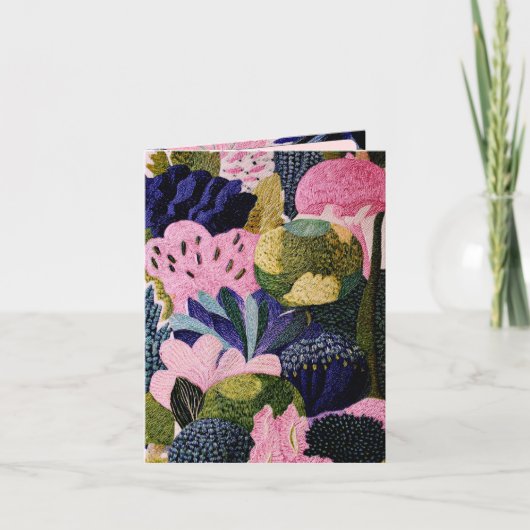 Tropisch Modernisme Wenskaart Kaart (Voorkant)